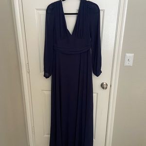 Lulu’s navy maxi gown